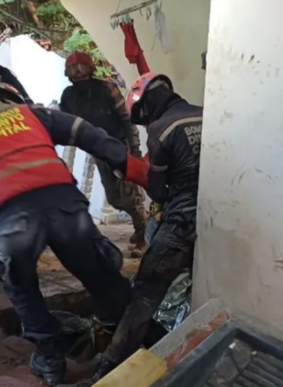 adulto mayor colapsar vivienda Caracas