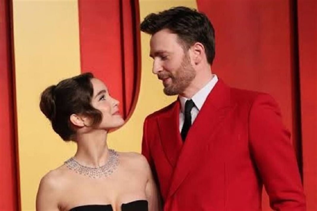 Chris Evans y su esposa Alba Baptista Chris Evans Alba Baptista primer hijo