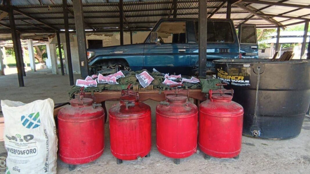 material incautado urra Fanb campamentos Tancol Amazonas