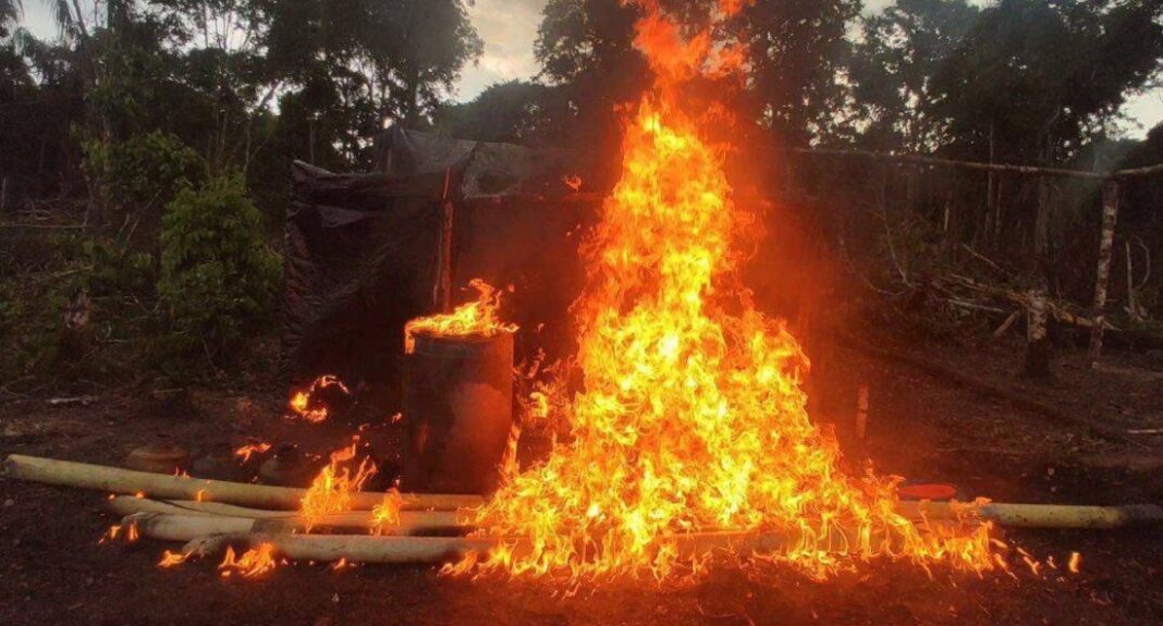 FANB campamento minería Amazonas