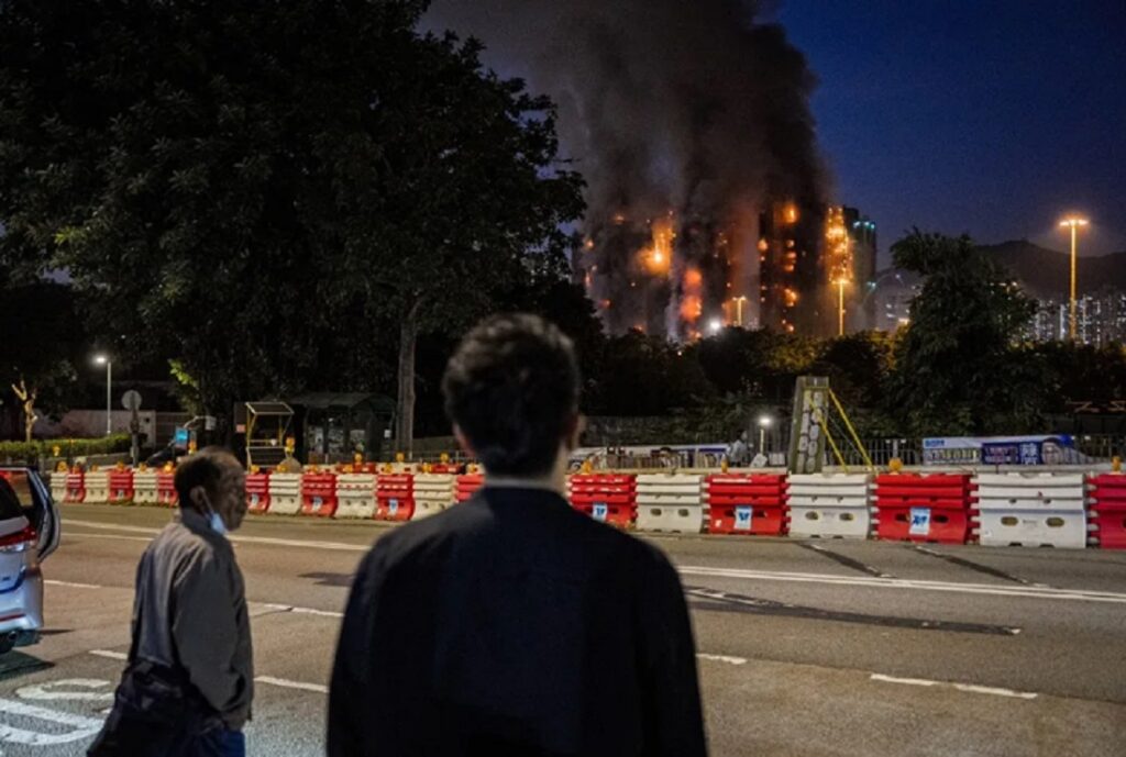 incendio rascacielos Hong Kong