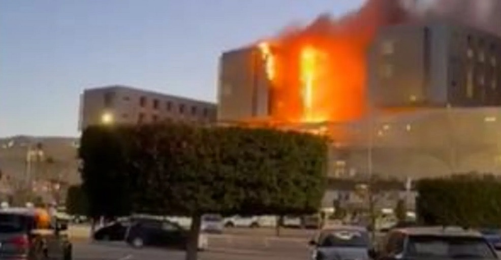 Hospital Santa Lucía incendio