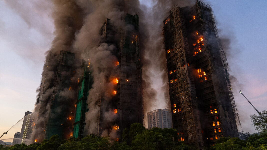 incendio rascacielos Hong Kong