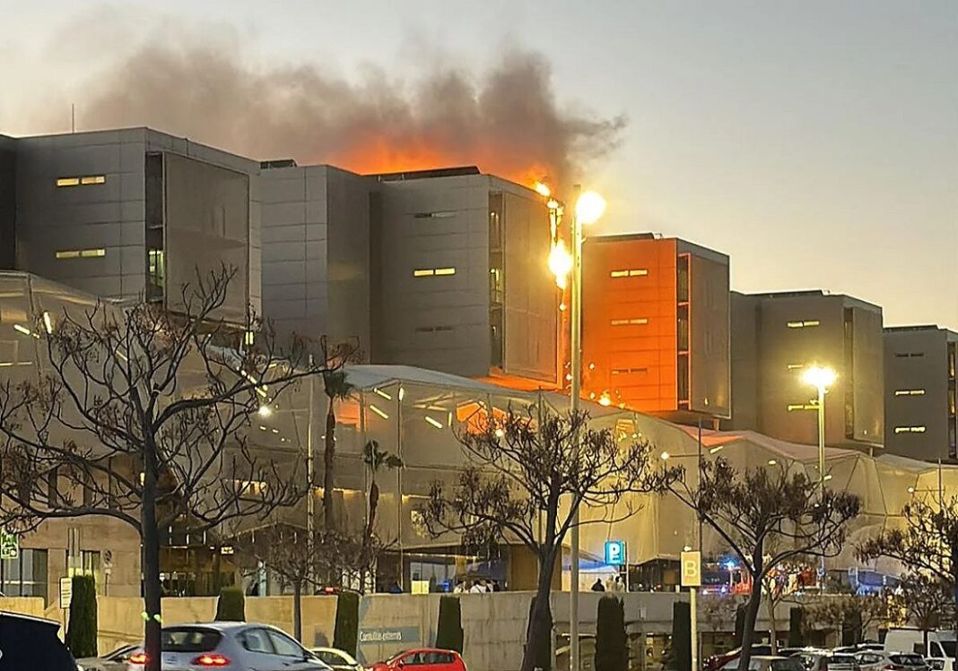 Hospital Santa Lucía incendio