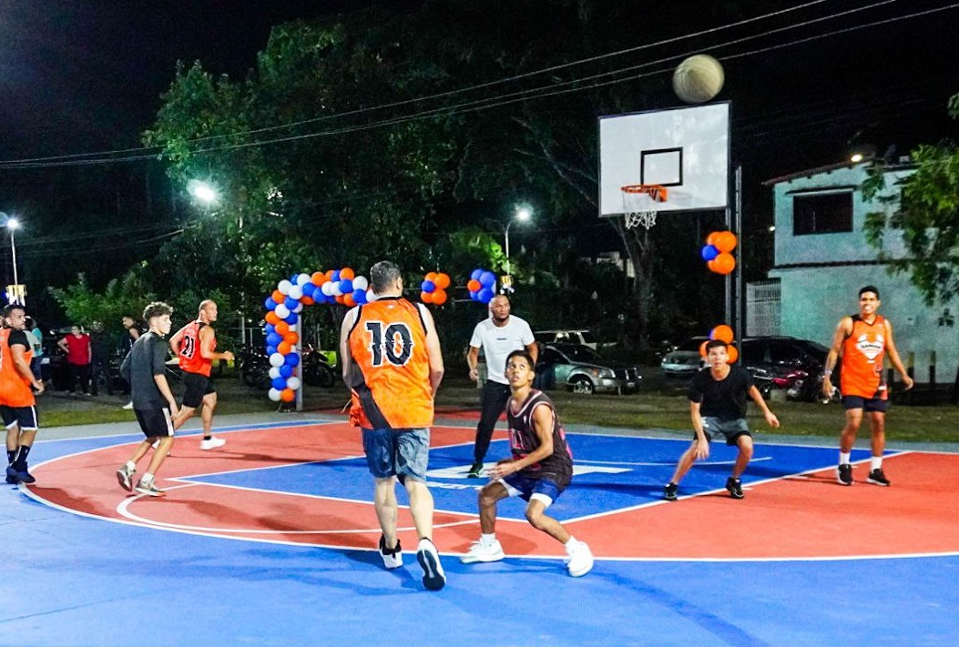 rehabilitada cancha deportiva Las Quintas II