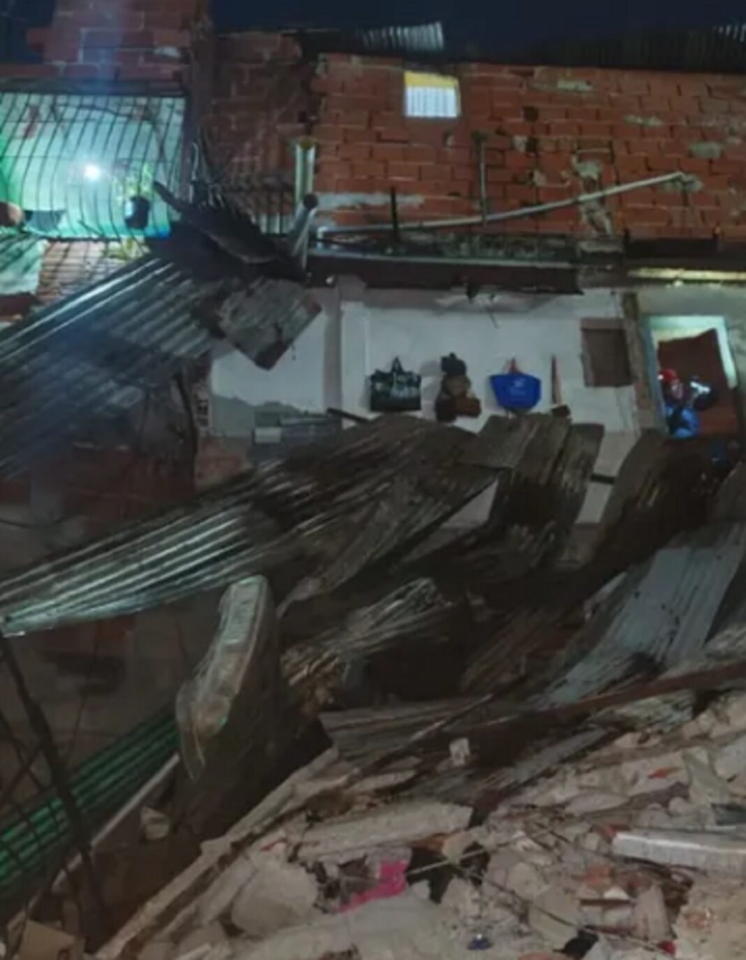 colapso vivienda La Pastora