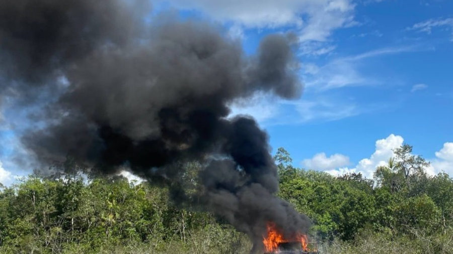 FANB destruyó campamentos de minería ilegal