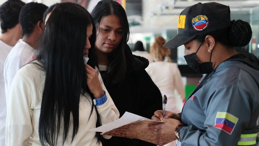 vuelo procedente de Estados Unidos