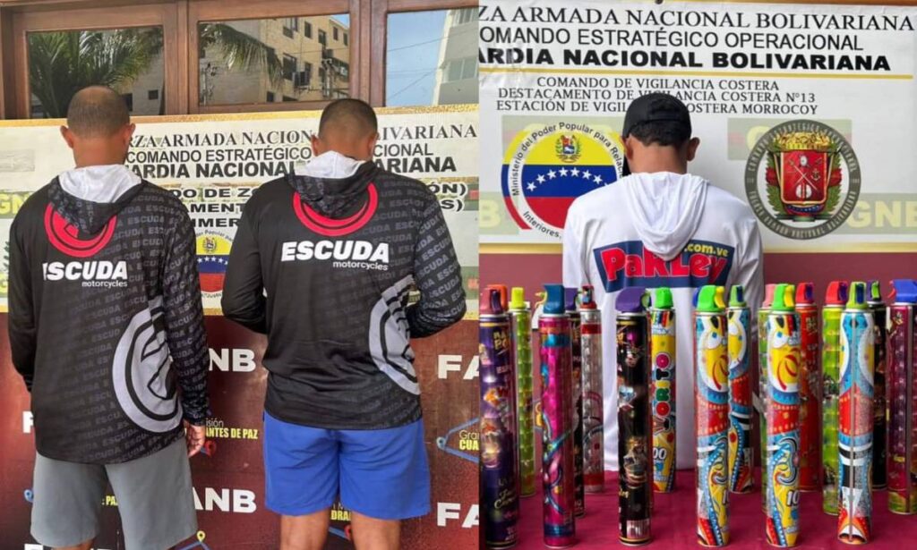 Detenidos por contaminar Morrocoy