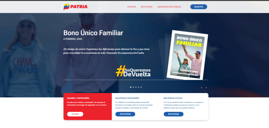 Encuesta Sistema Patria para los trabajadores