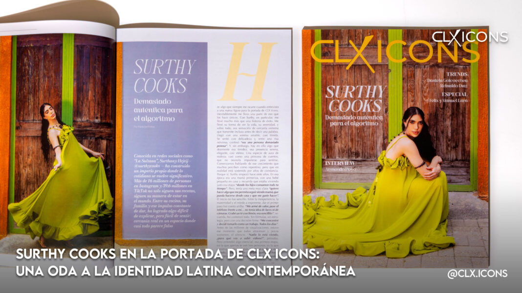 Surthy cooks en la portada de CLX Icons