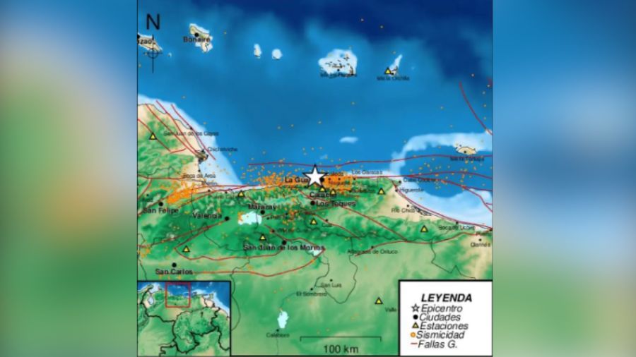 sismo en La Guaira