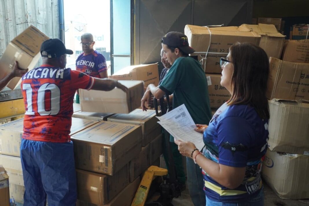 CHET de Valencia recibe medicamentos