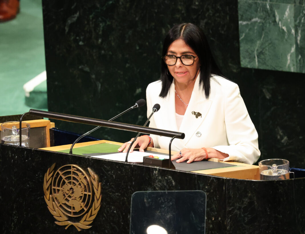 Delcy Rodríguez ante la ONU