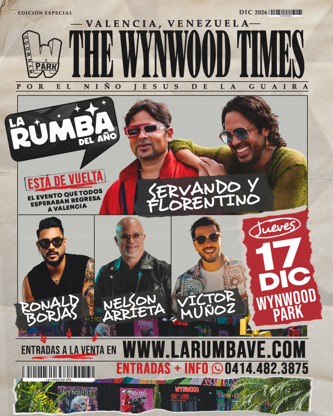 Servando y Florentino rumba del año